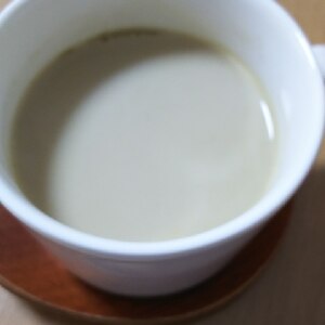 贅沢？ちょっと濃い目の、ほうじ茶ラテ。